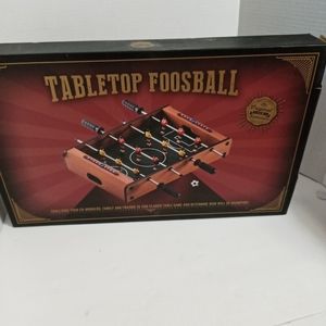Table top foosball table